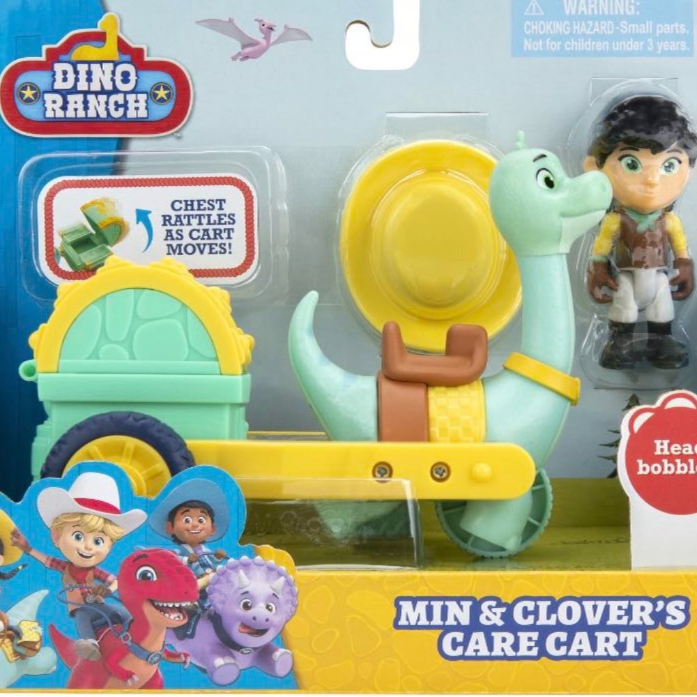 Dino Ranch Min and Clover’s Care Cart Vehicle